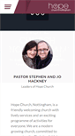 Mobile Screenshot of hopechurchnottingham.org